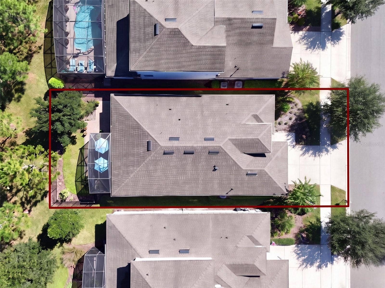 1233 EGGLESTON DRIVE, Deland, FL 32724 Aerial view from above the Home