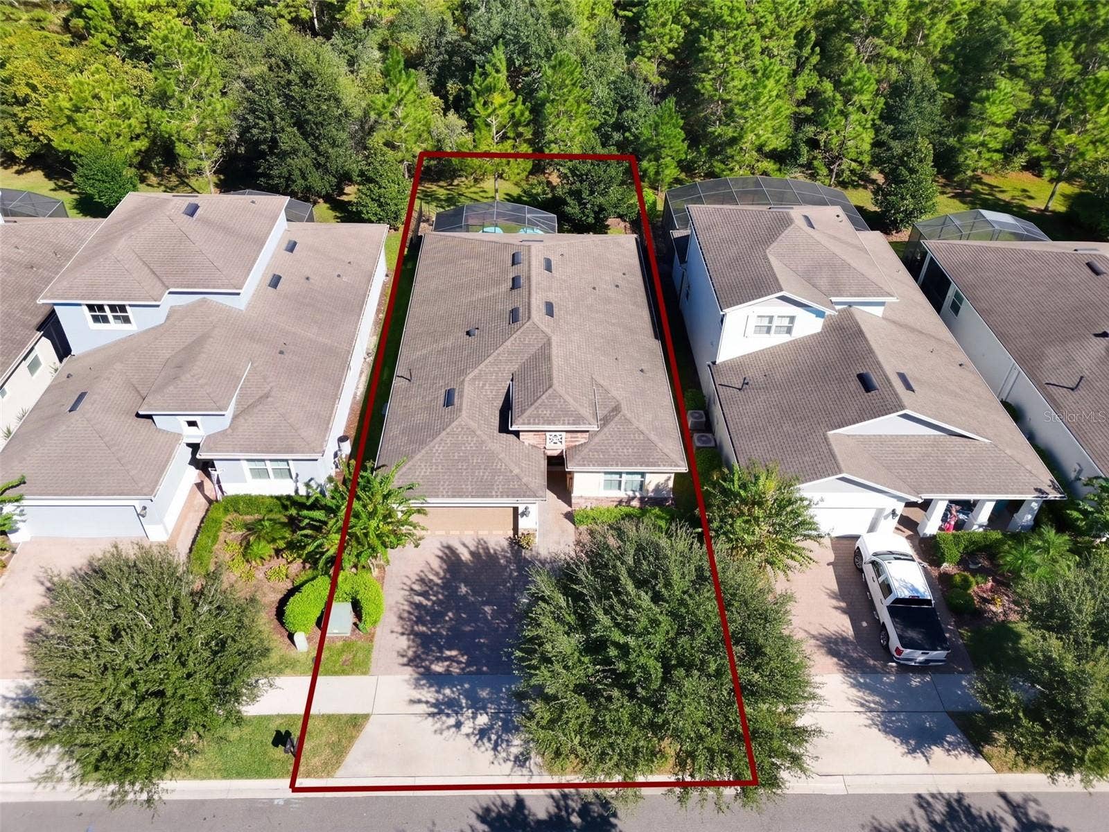 1233 EGGLESTON DRIVE, Deland, FL 32724 Aerial view from the front of the Home