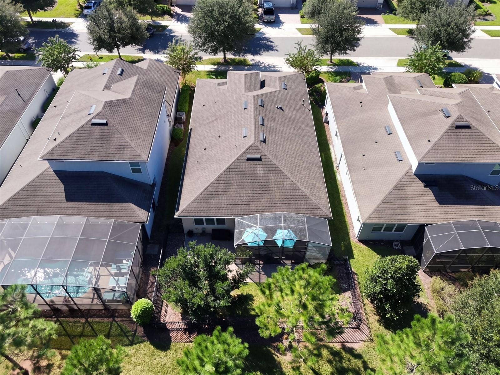 1233 EGGLESTON DRIVE, Deland, FL 32724 Aerial view of the Home from the backyard