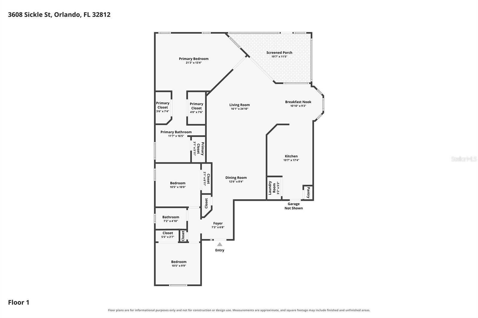 3608 SICKLE STREET, Orlando, FL 32812
