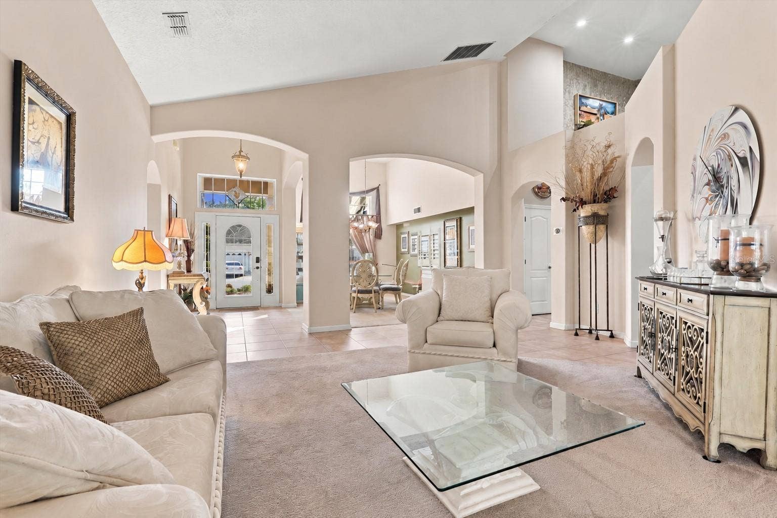 Formal living and dining.