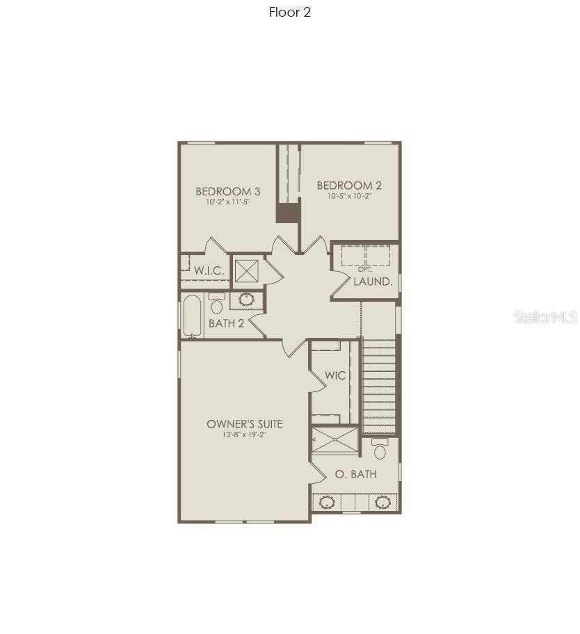 2628 CLEAR NIGHT AVENUE, Kissimmee, FL 34744 Floor Plan - Floor Two