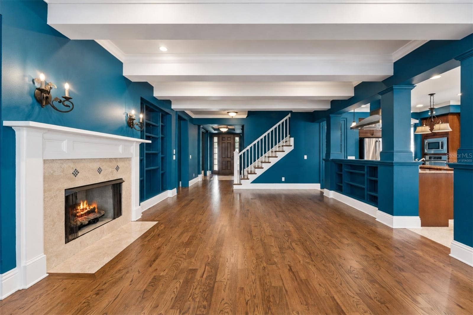 Living room-Virtually staged