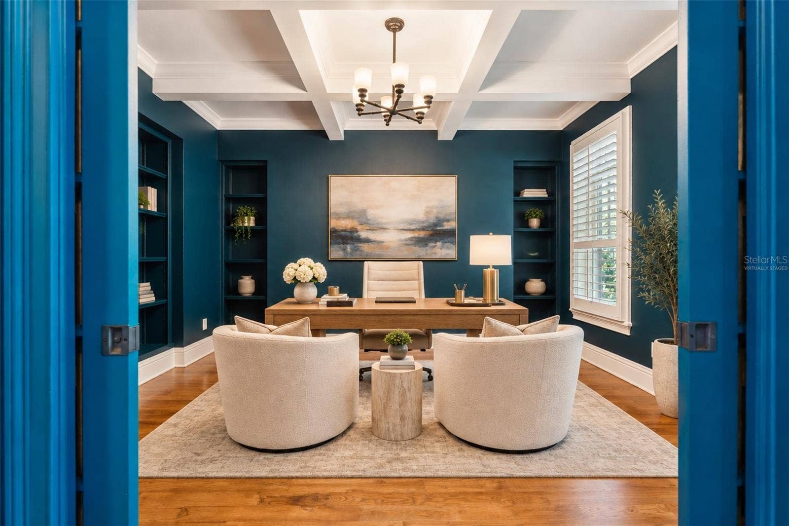 Downstairs office-Virtually staged