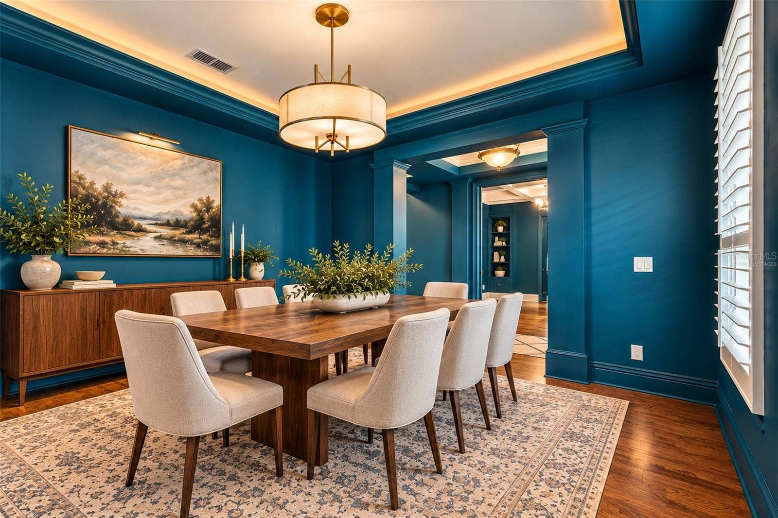Dining room-Virtually staged