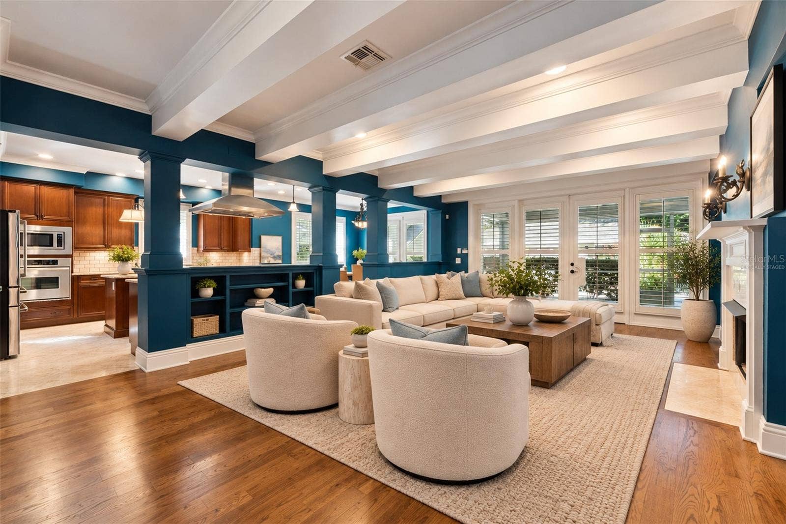 Living room-Virtually staged