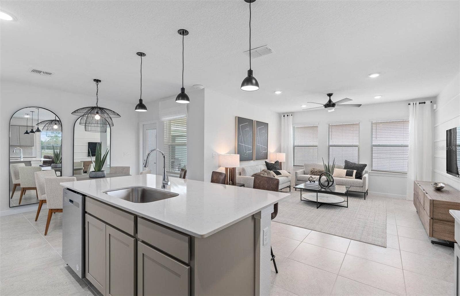 Model Home Design Only. Pictures and furnishings are for illustrative purposes only. Elevations, colors and options may vary. Furniture is for model home staging only.