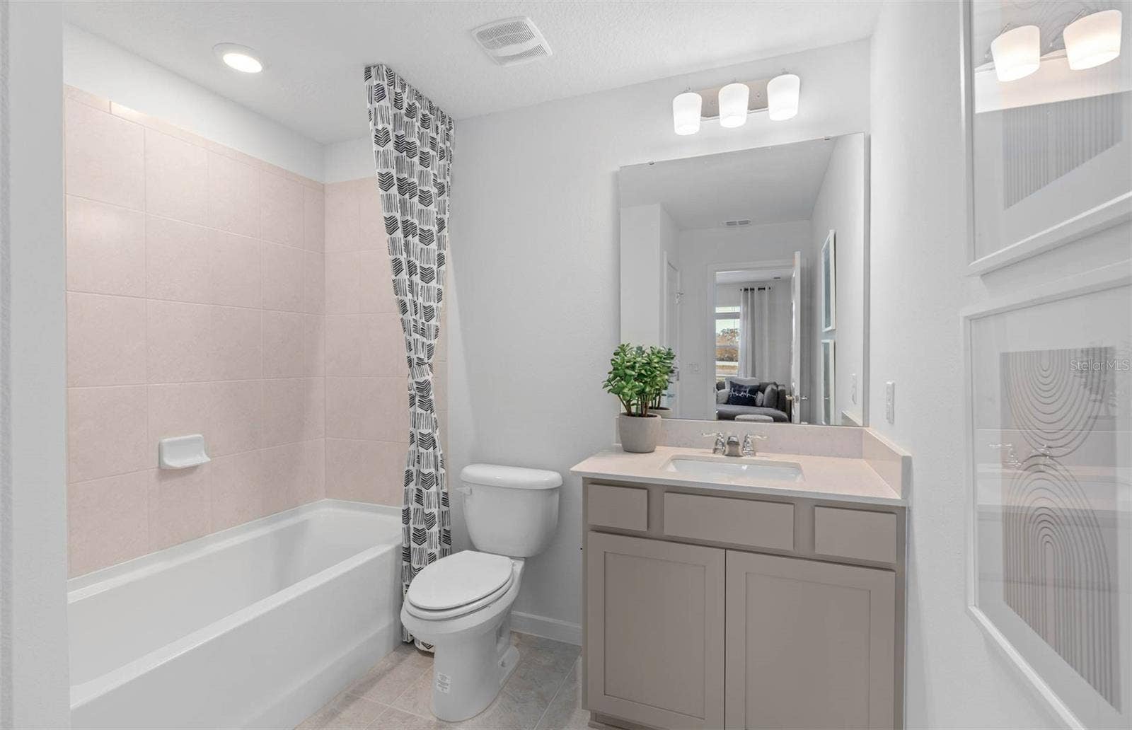 Model Home Design Only. Pictures and furnishings are for illustrative purposes only. Elevations, colors and options may vary. Furniture is for model home staging only.