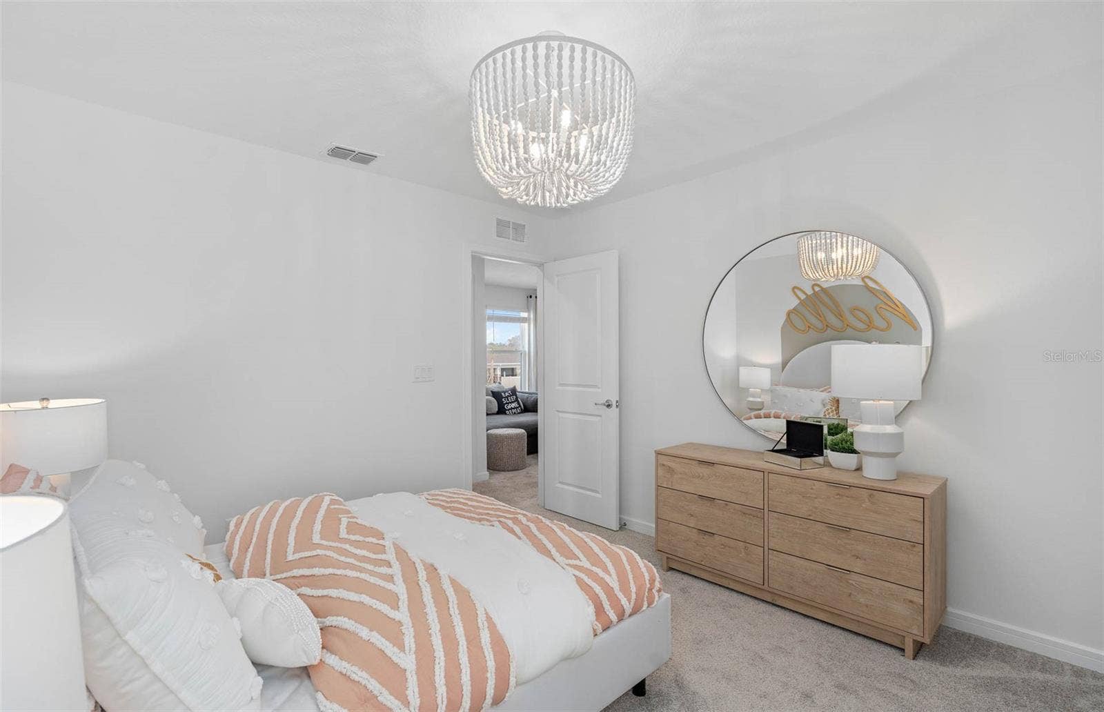 Model Home Design Only. Pictures and furnishings are for illustrative purposes only. Elevations, colors and options may vary. Furniture is for model home staging only.