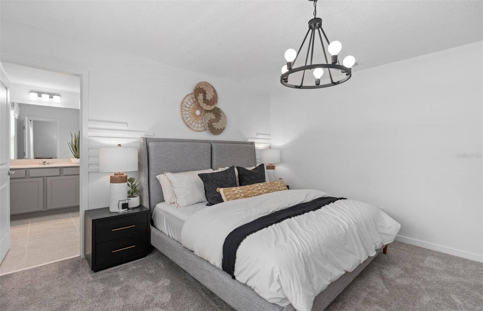 Model Home Design Only. Pictures and furnishings are for illustrative purposes only. Elevations, colors and options may vary. Furniture is for model home staging only.