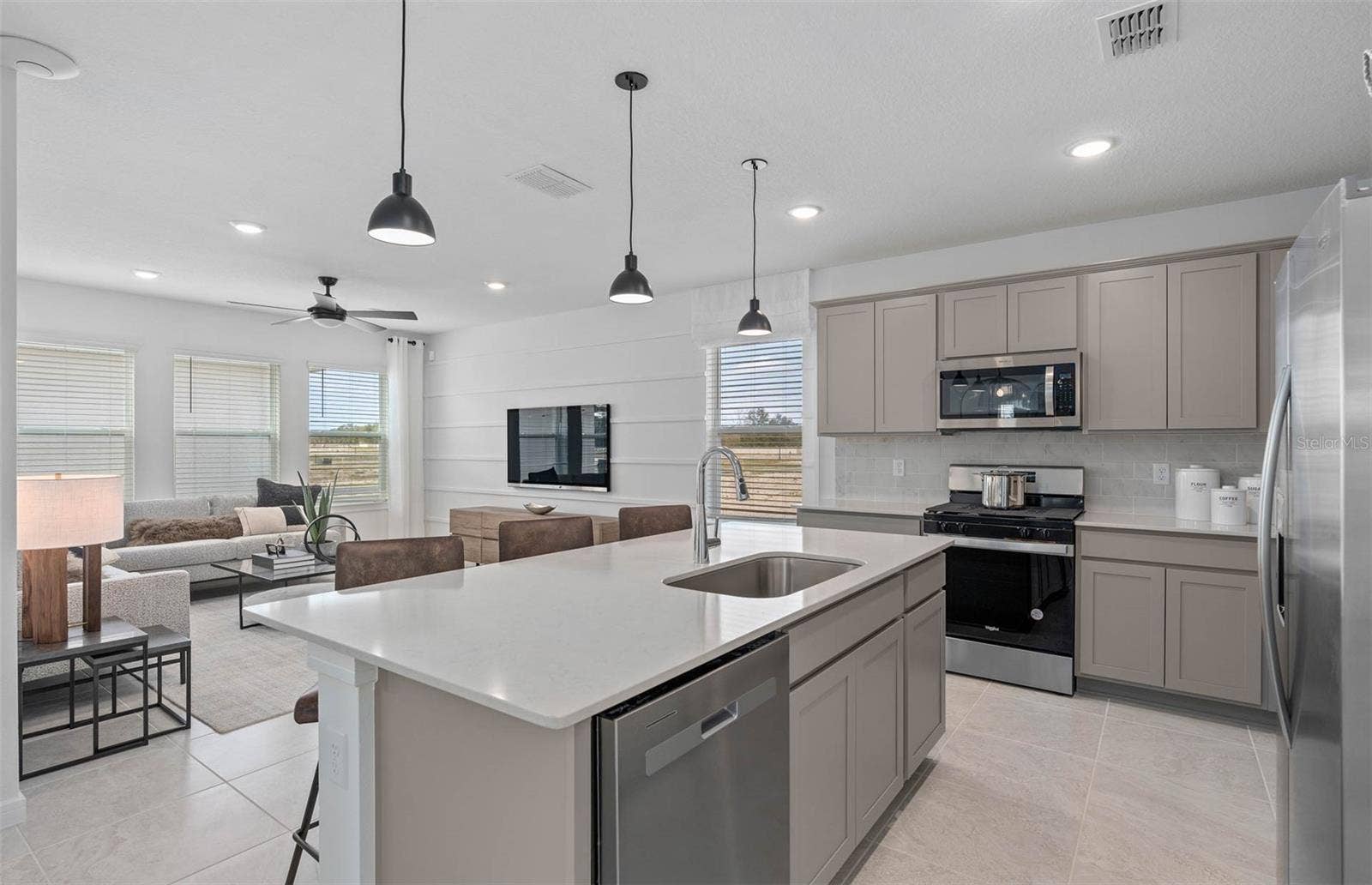 Model Home Design Only. Pictures and furnishings are for illustrative purposes only. Elevations, colors and options may vary. Furniture is for model home staging only.