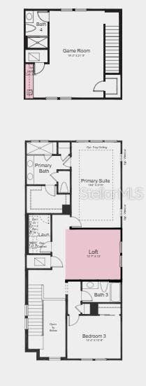 14743 FIELD DAISY DRIVE, Winter Garden, FL 34787 Floor 2 ~ Additional Highlights Include: 8' interior doors, tray ceiling package, wet bar at game room and shower in place of tub at bath 2