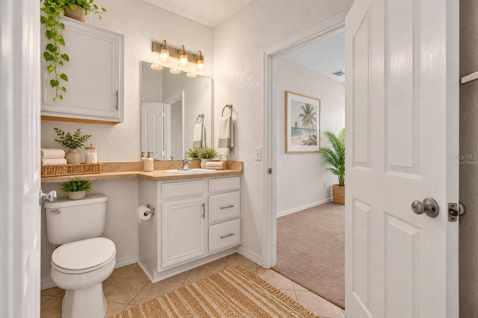 Virtually Staged Bathroom