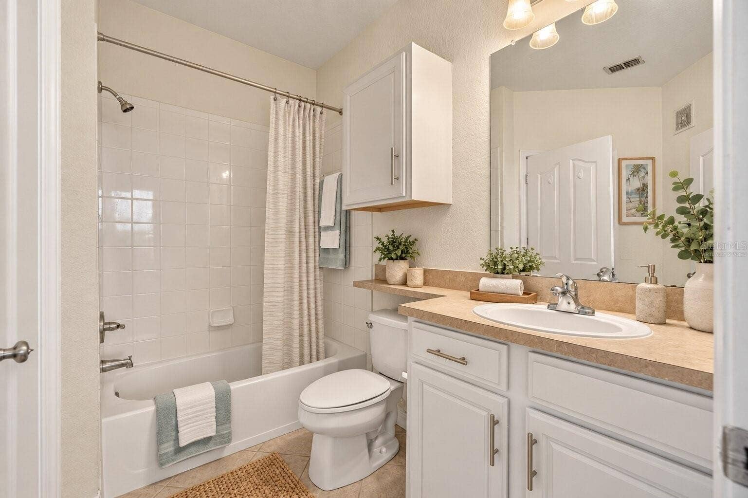 Virtually Staged Bathroom