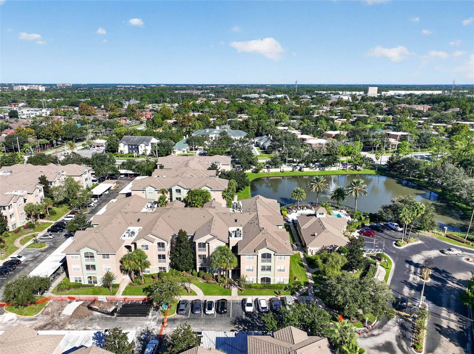 Aerial view of Summergate community