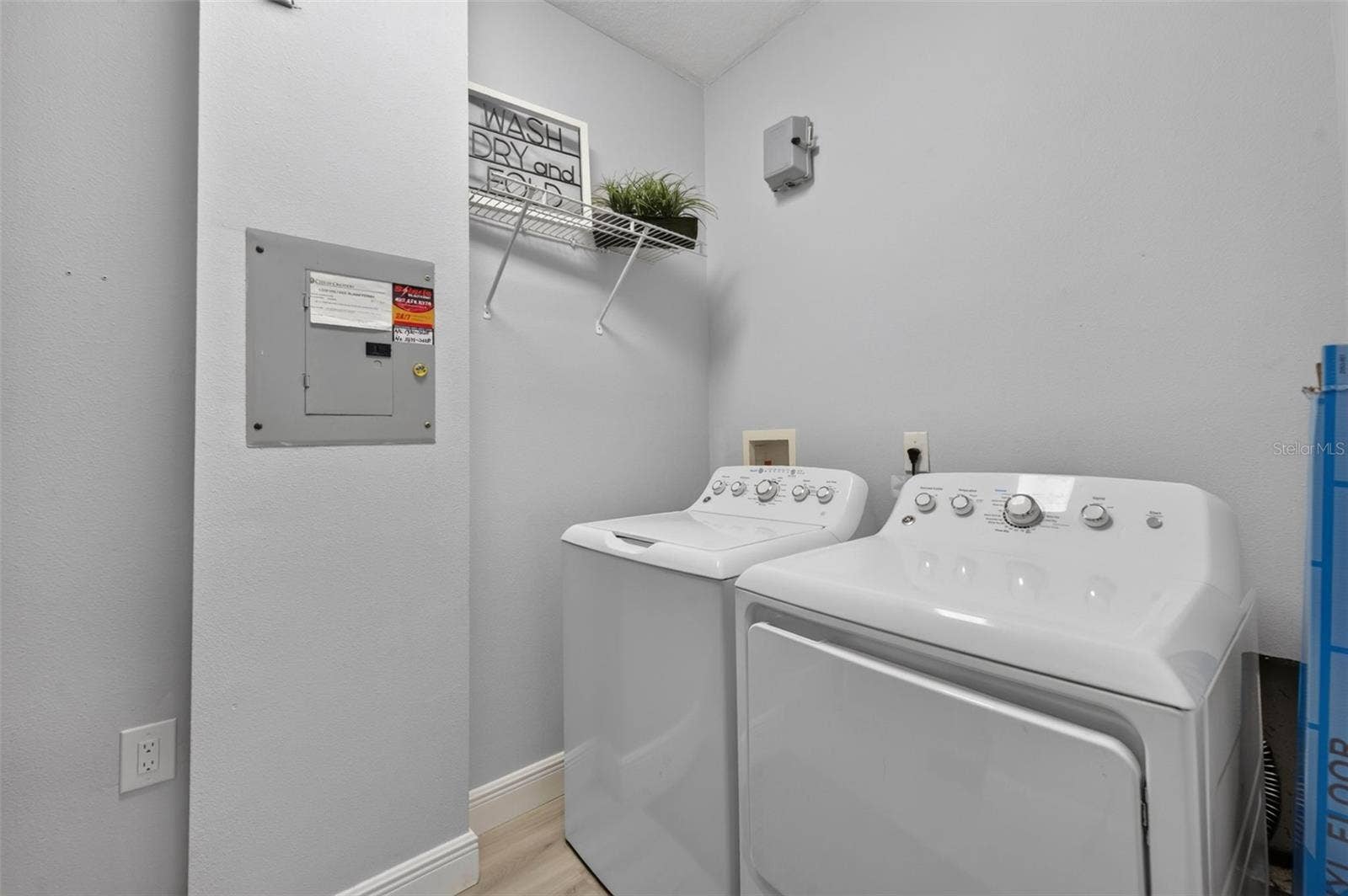 Inside laundry room