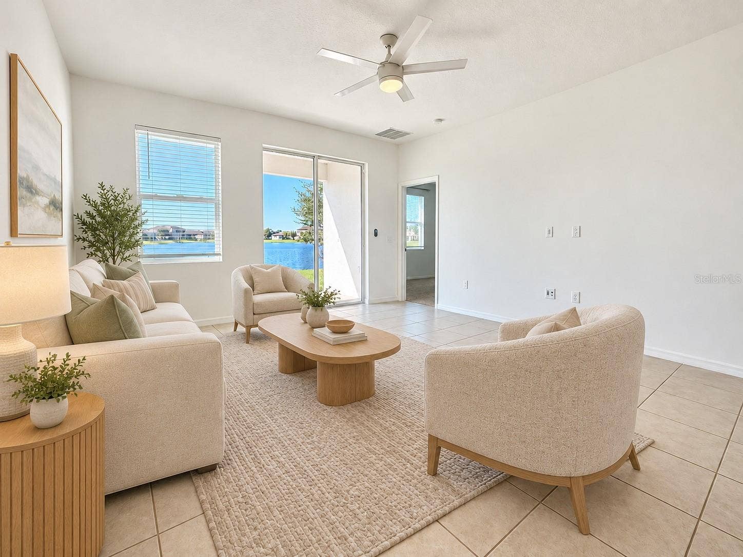 3106 CRAB TRAP DRIVE, New Smyrna Beach, FL 32168 Living & dining room