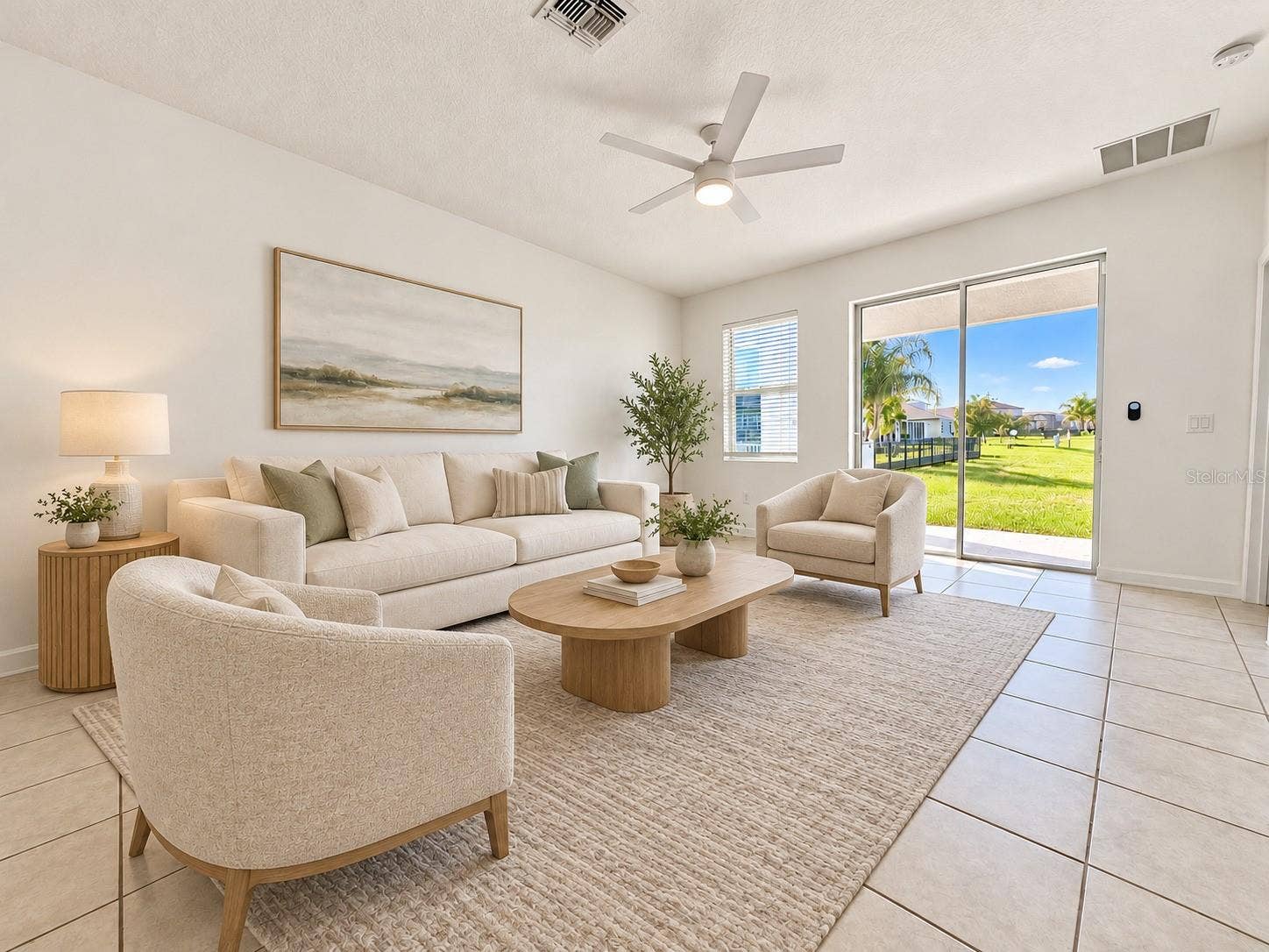 3106 CRAB TRAP DRIVE, New Smyrna Beach, FL 32168 Living & dining room