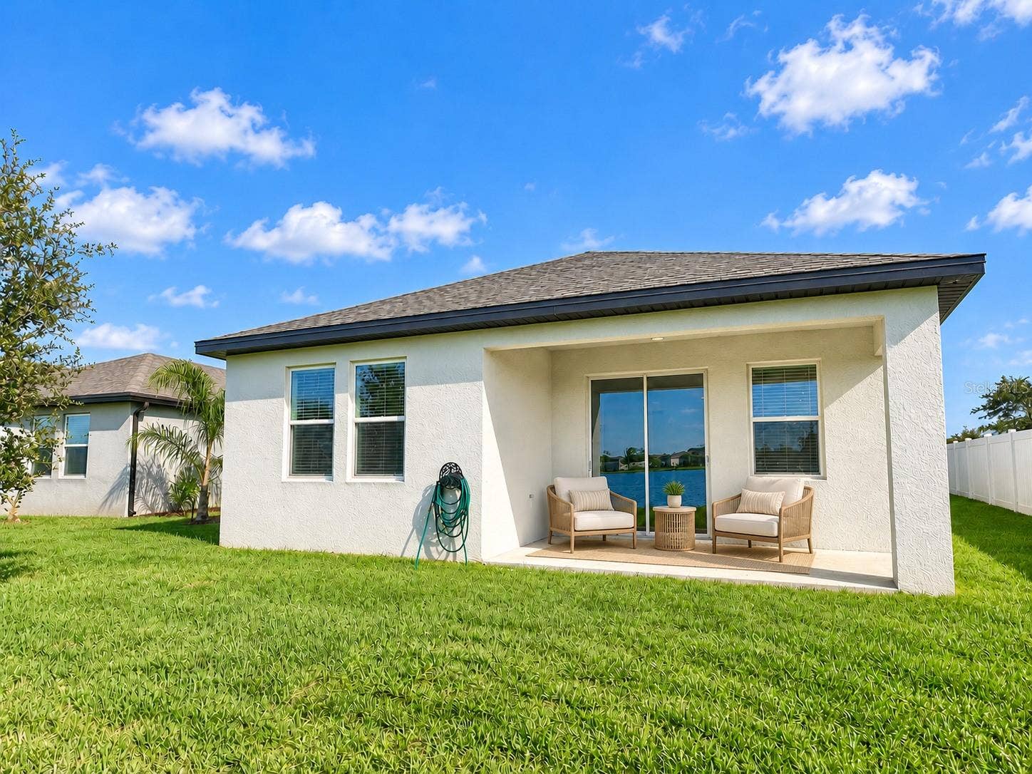 3106 CRAB TRAP DRIVE, New Smyrna Beach, FL 32168 Rear open patio