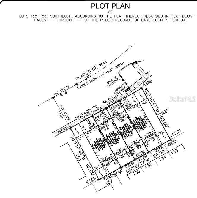 786 Gladstone Way Plot Plan
