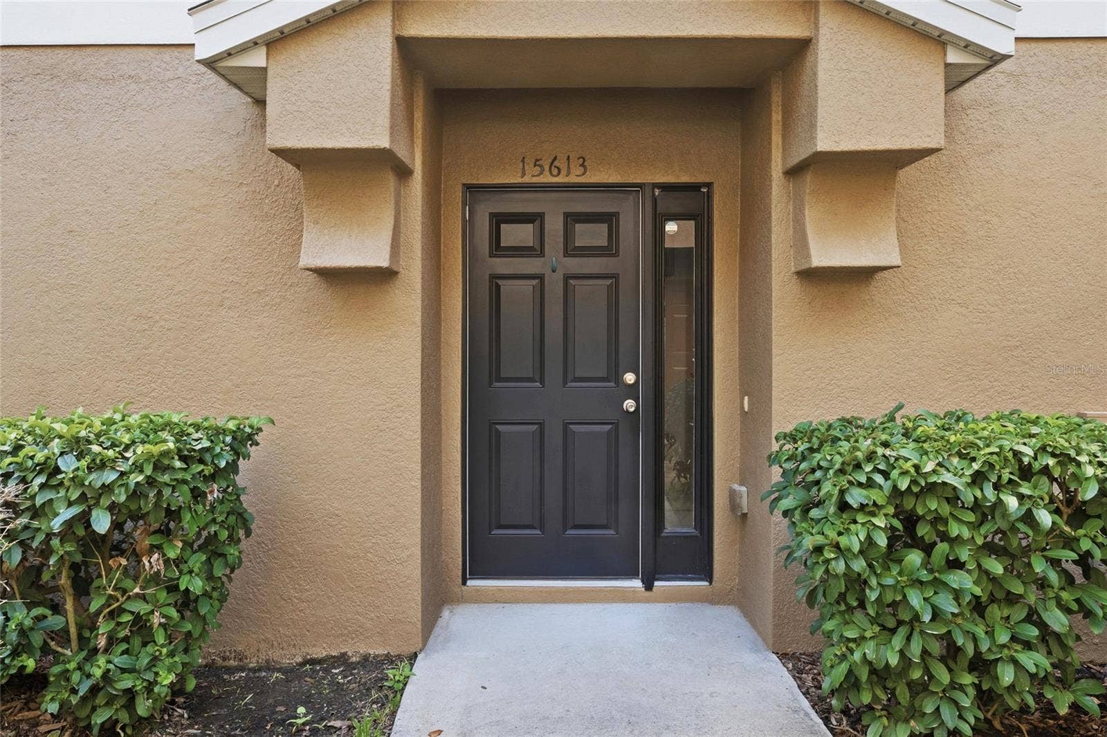 Front entrance to unit