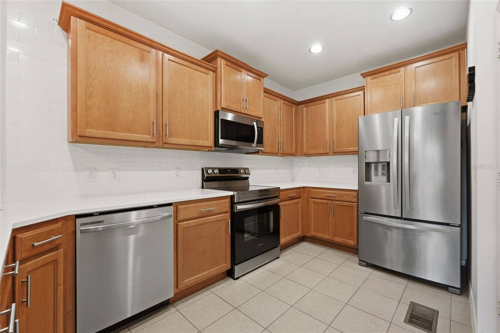 Kitchen with plenty of cabinet and counter space and appliances included