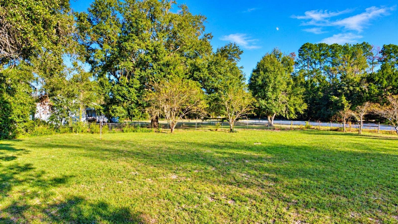 front of property -