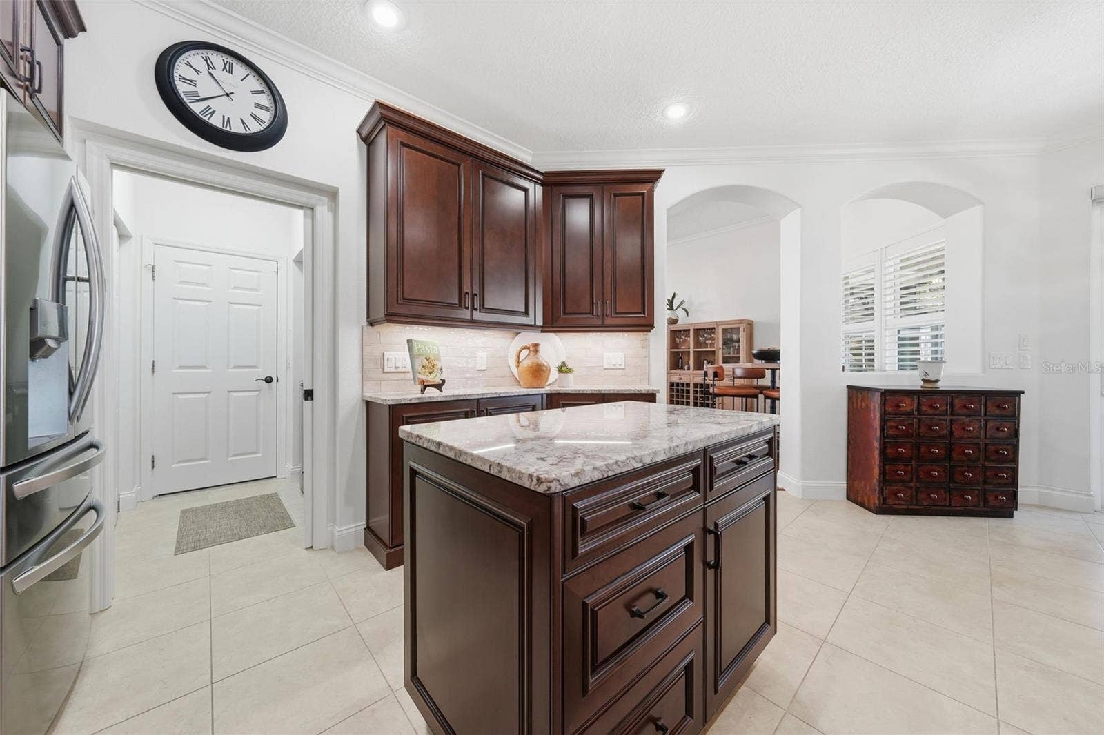 LAUNDRY ROOM WITH POCKET DOOR FOR SEPARATION