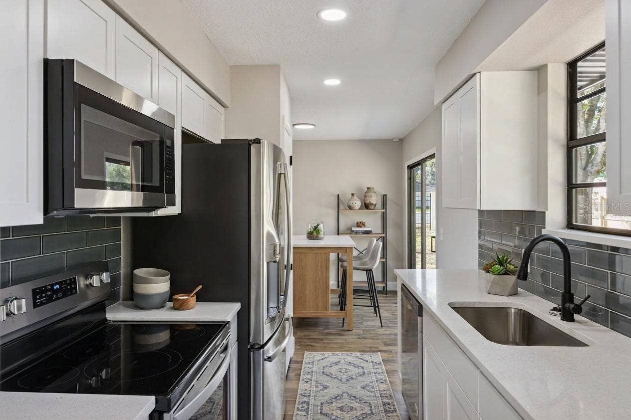 Virtually Staged Kitchen