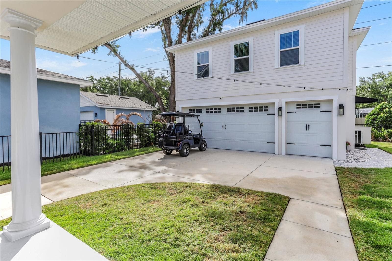 2 Car plus Golf Cart Garage