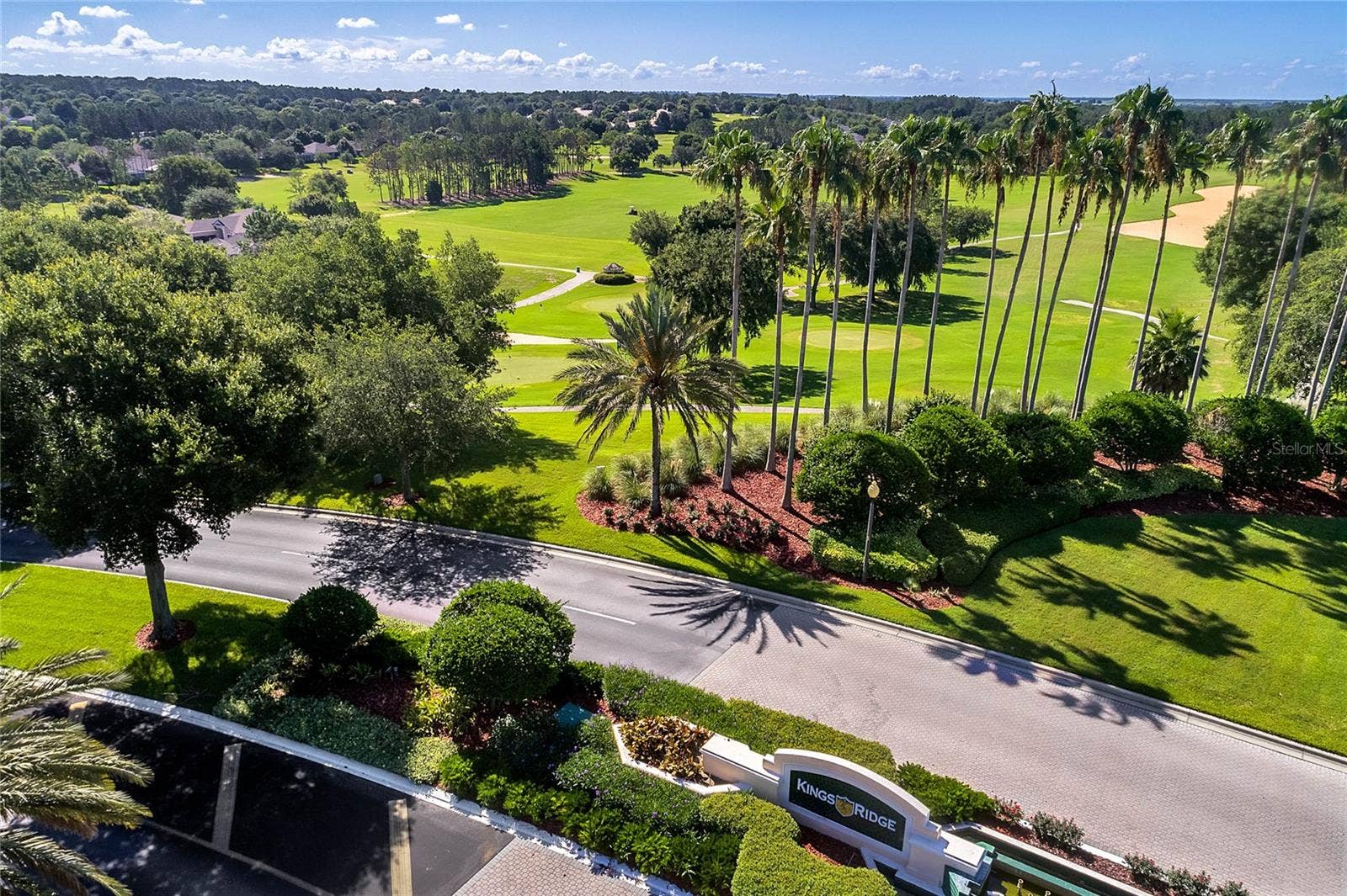 4377 SAMBOURNE STREET, Clermont, FL 34711 Community Entrance - Aerial