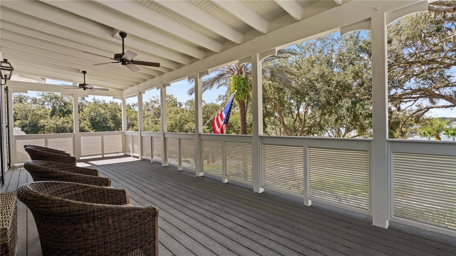 651 OLD EUSTIS ROAD, Mount Dora, FL 32757 Front Balcony off Bedrooms