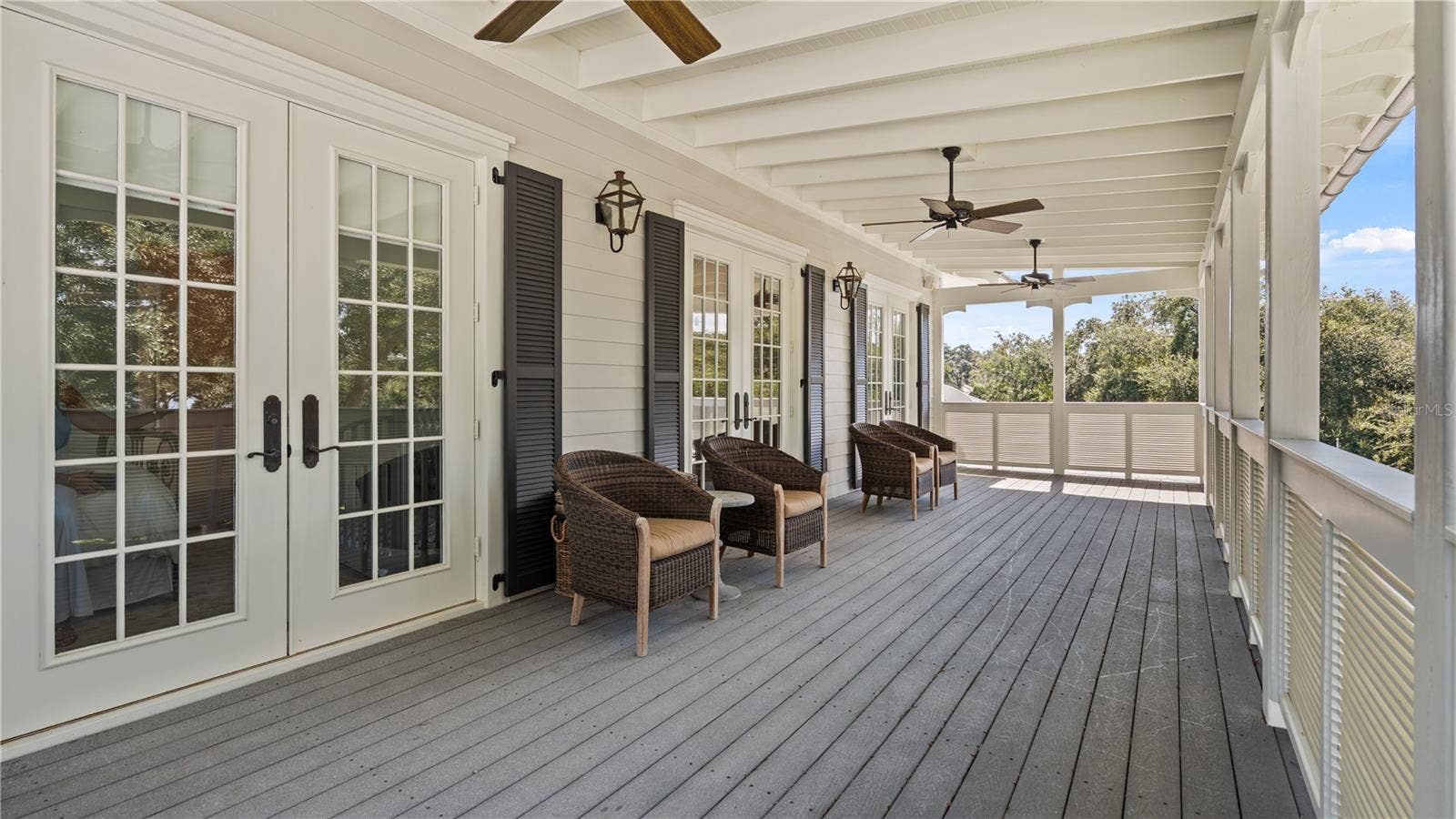 651 OLD EUSTIS ROAD, Mount Dora, FL 32757 Front Balcony off Bedrooms