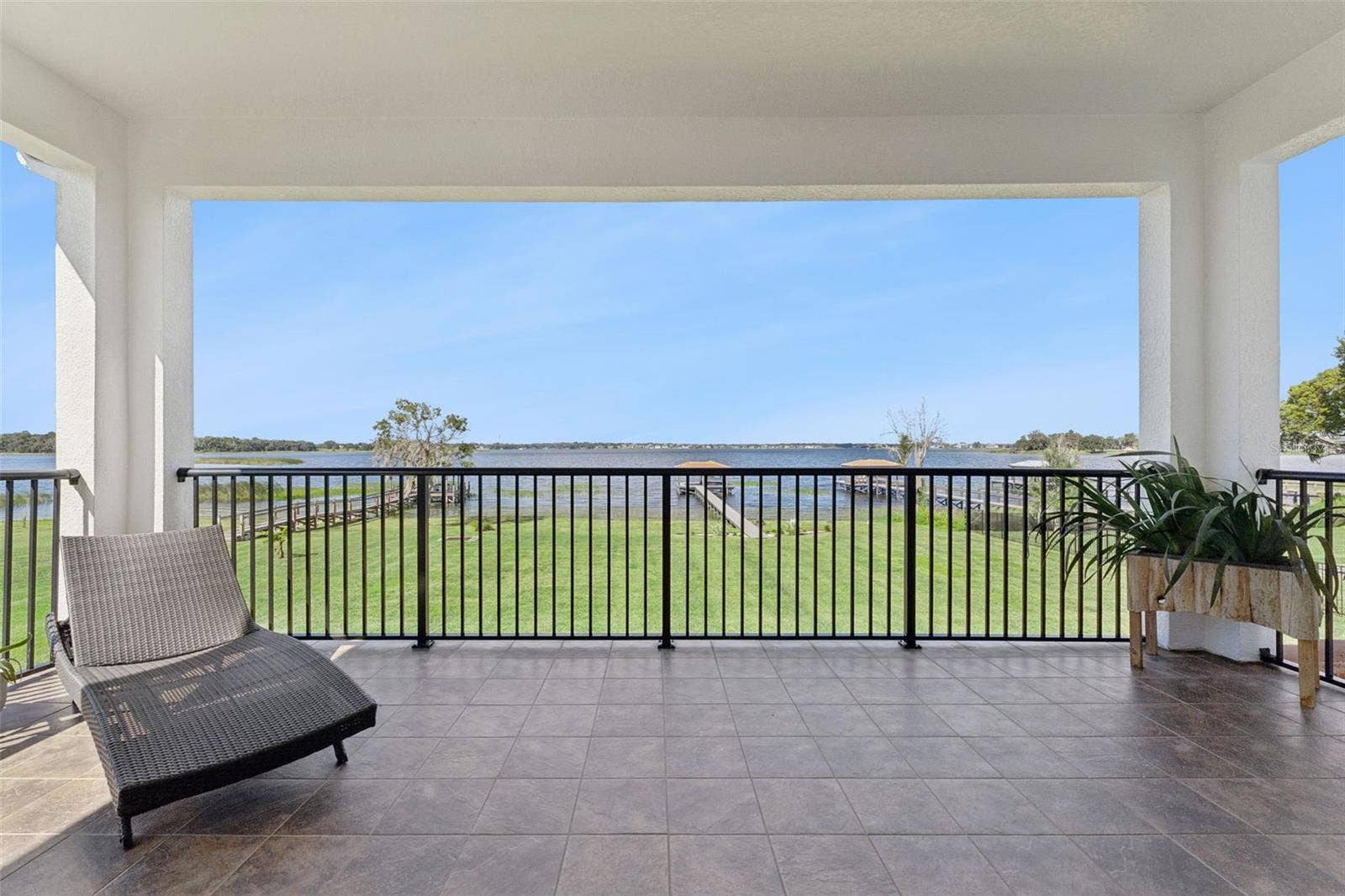 Incredible views from main floor covered balcony