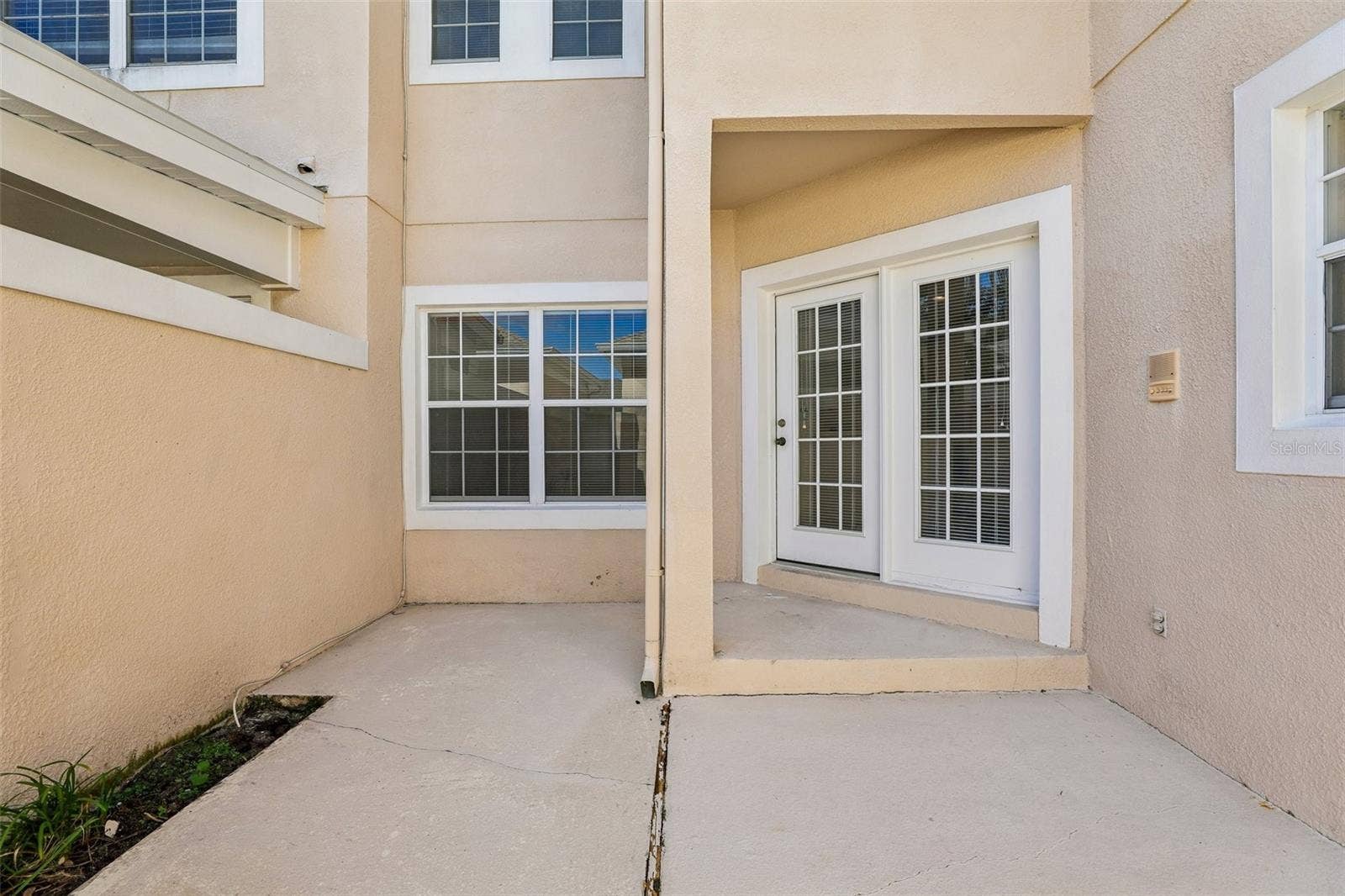 Private courtyard patio.