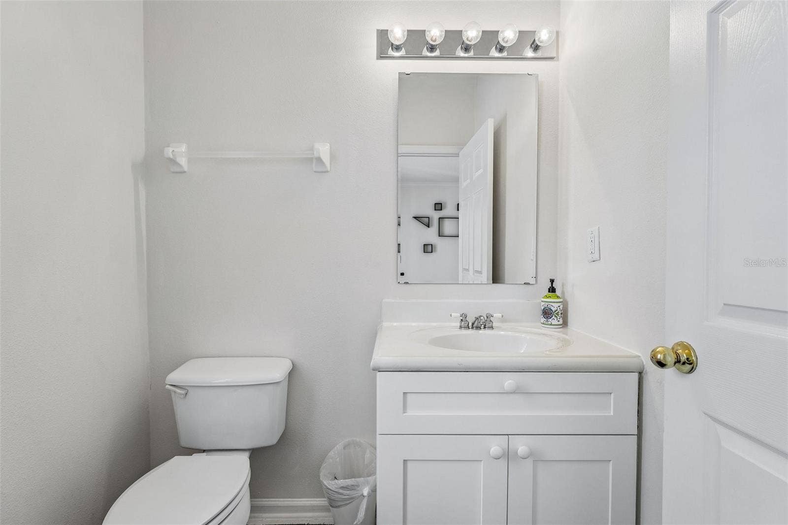 Main floor half bath.