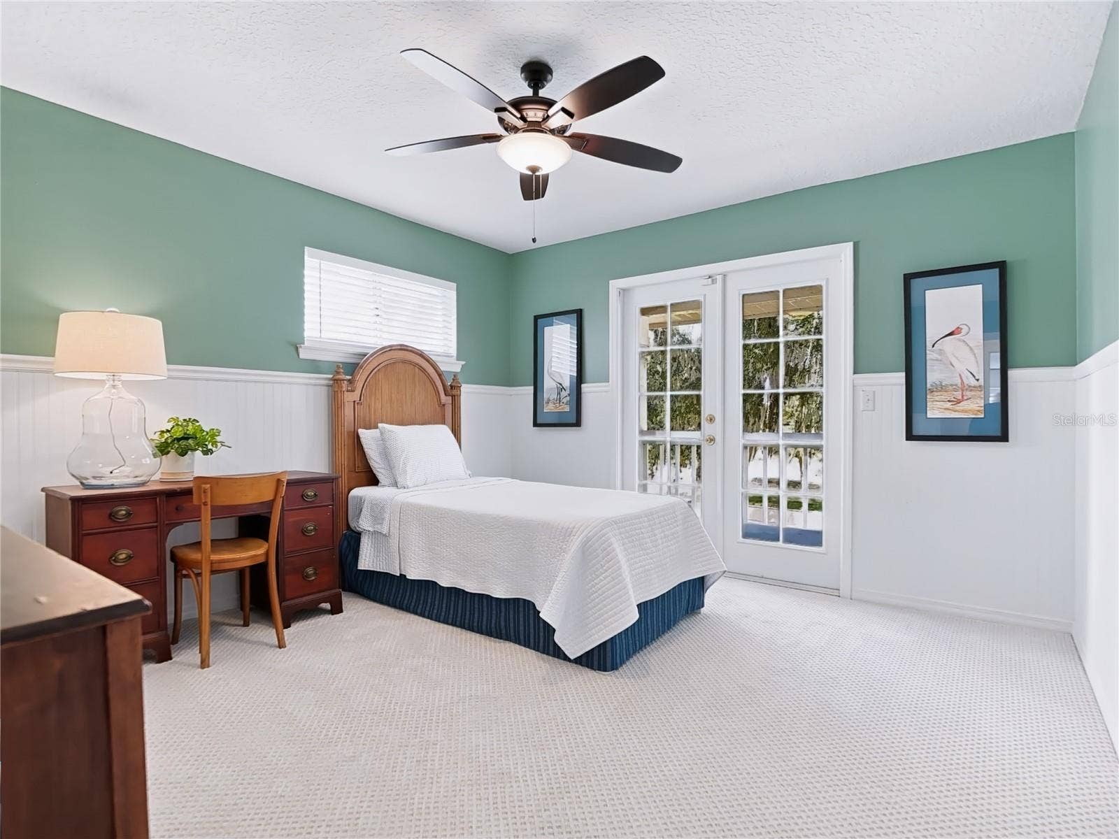 1128 OAKPOINT CIRCLE, Apopka, FL 32712 Bedroom 4 with balcony access
