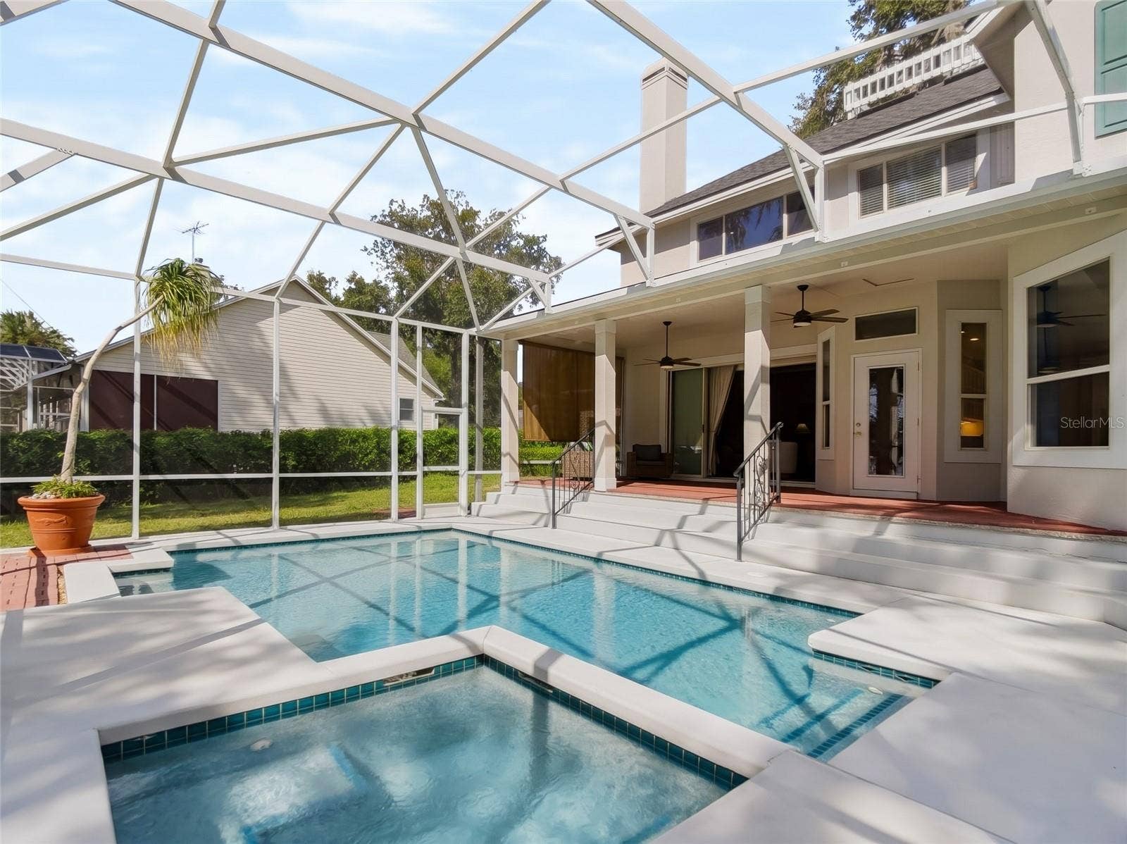 1128 OAKPOINT CIRCLE, Apopka, FL 32712 Heated pool and spa with enclosure