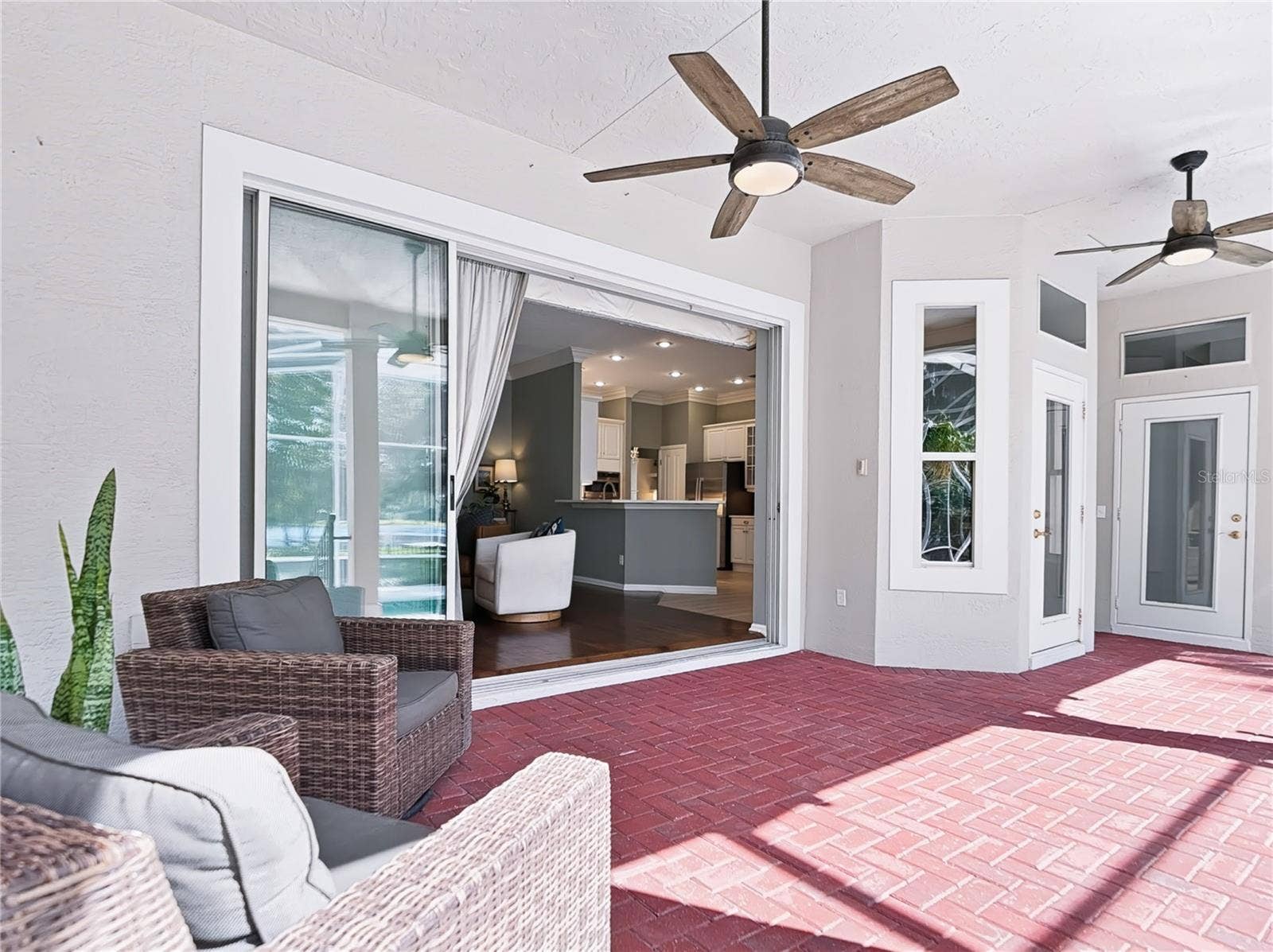 1128 OAKPOINT CIRCLE, Apopka, FL 32712 Elevated brick porch with gorgeous views