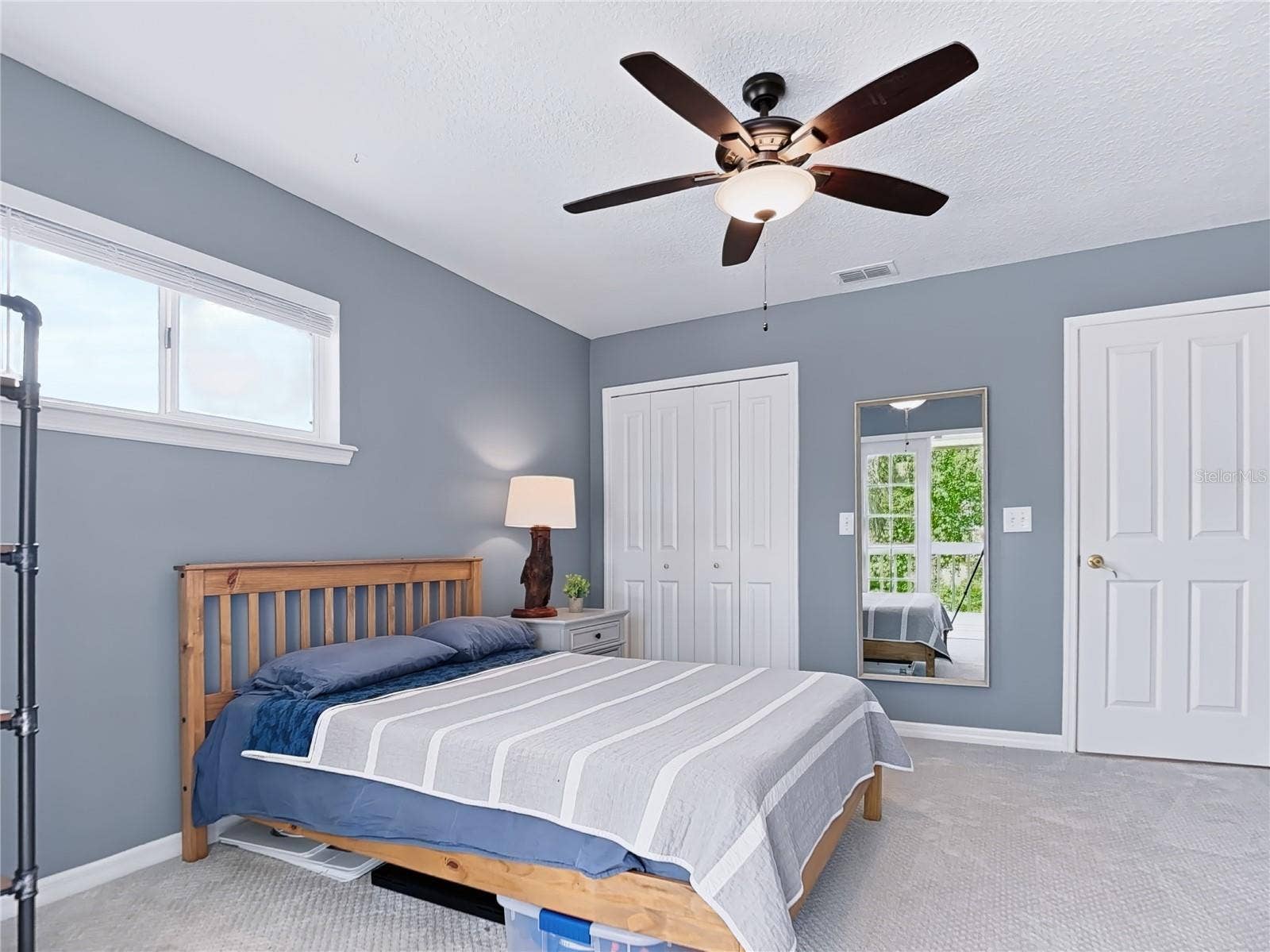 1128 OAKPOINT CIRCLE, Apopka, FL 32712 Bedroom 3 with balcony access