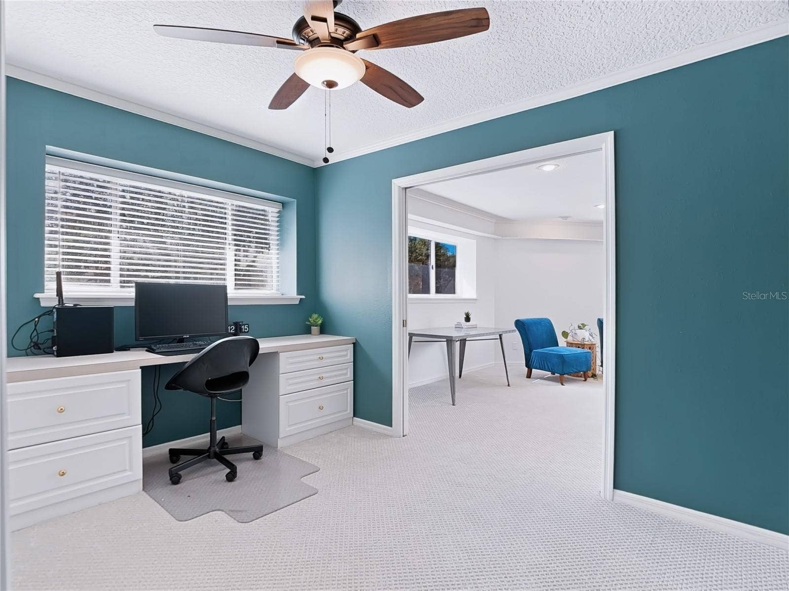 1128 OAKPOINT CIRCLE, Apopka, FL 32712 5th bedroom with Murphy bed and built-ins