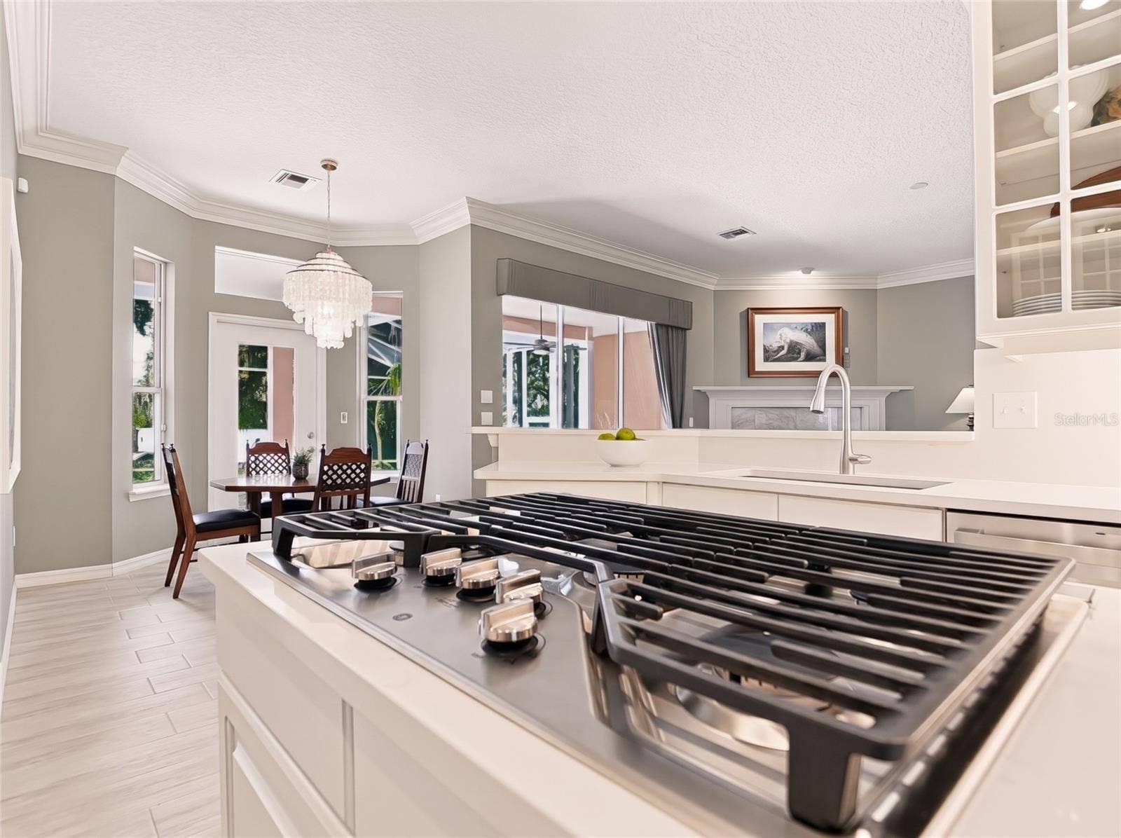 1128 OAKPOINT CIRCLE, Apopka, FL 32712 Gas cooktop with built-in ventilation