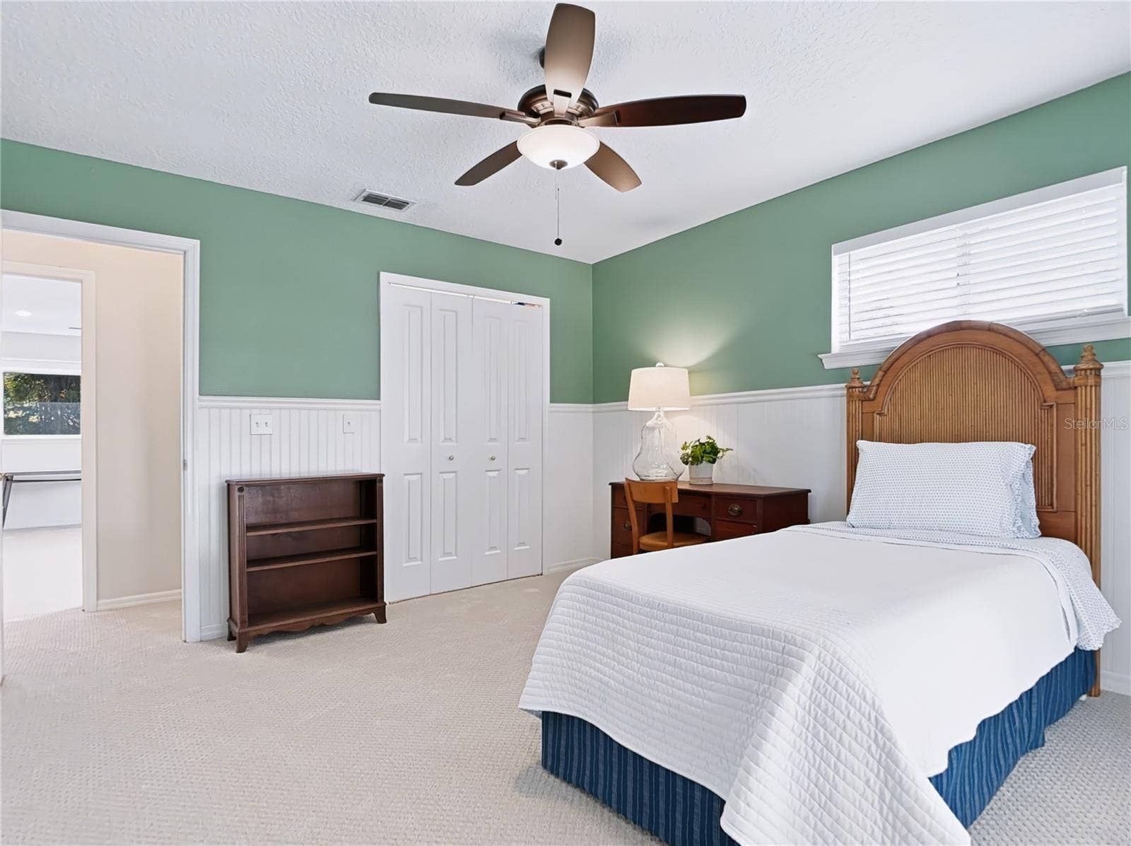 1128 OAKPOINT CIRCLE, Apopka, FL 32712 Bedroom 4 with balcony access