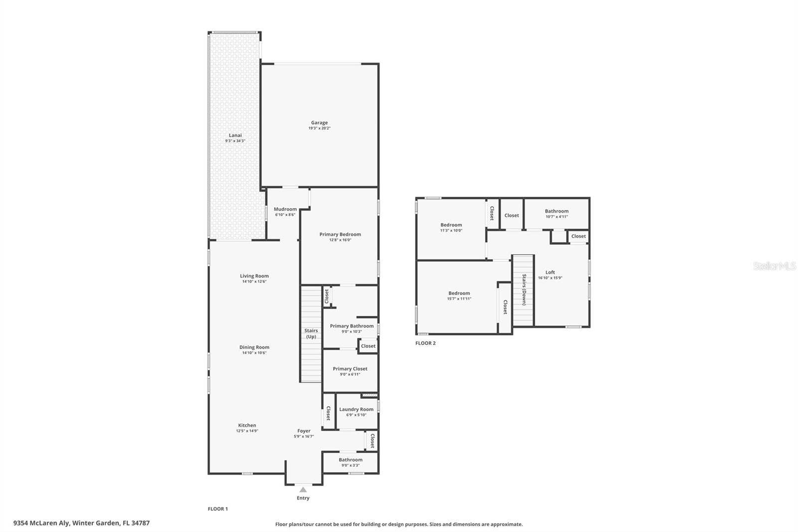 9662 WATERWAY PASSAGE DRIVE, Winter Garden, FL 34787 Cordale Floorplan