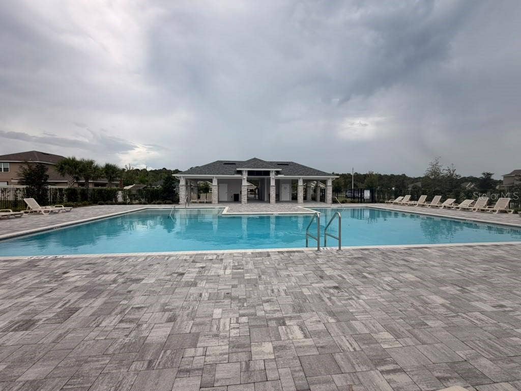 Community pool and cabana