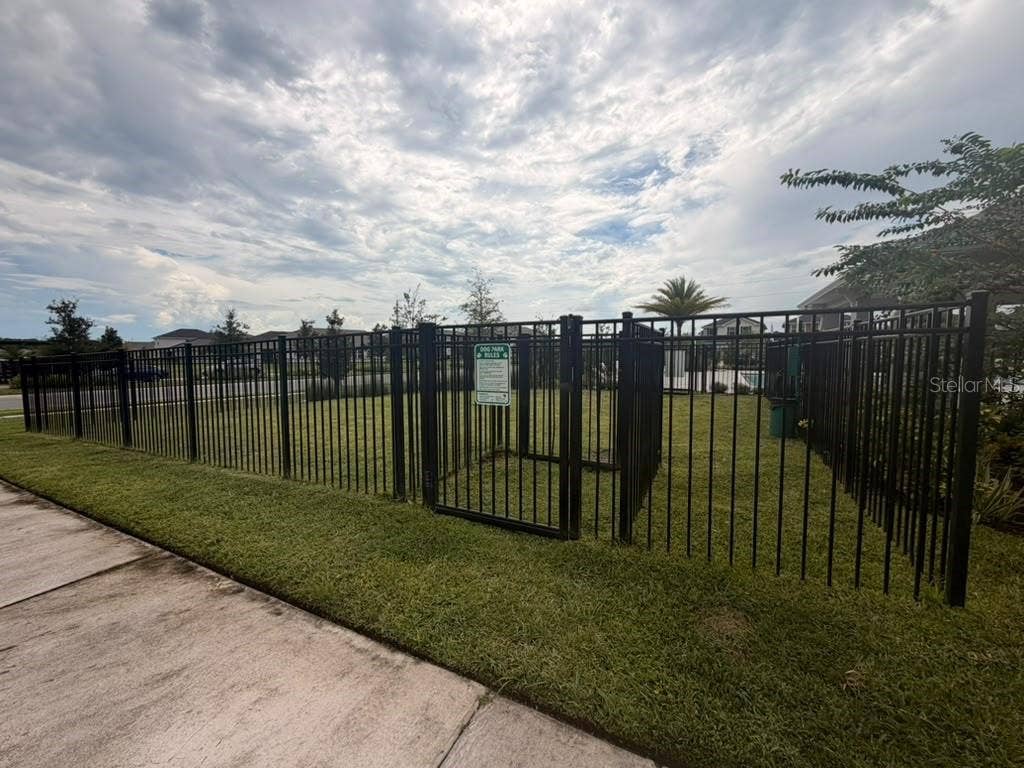 Community dog park