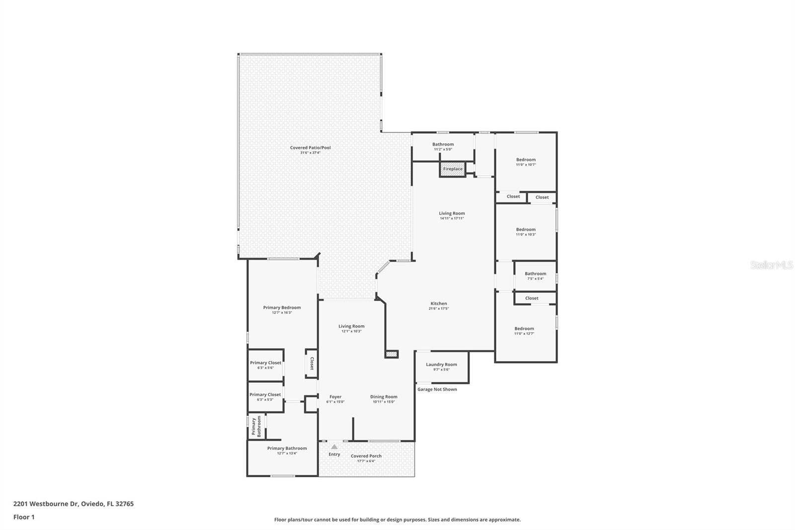 2201 WESTBOURNE DRIVE, Oviedo, FL 32765 Floorplan