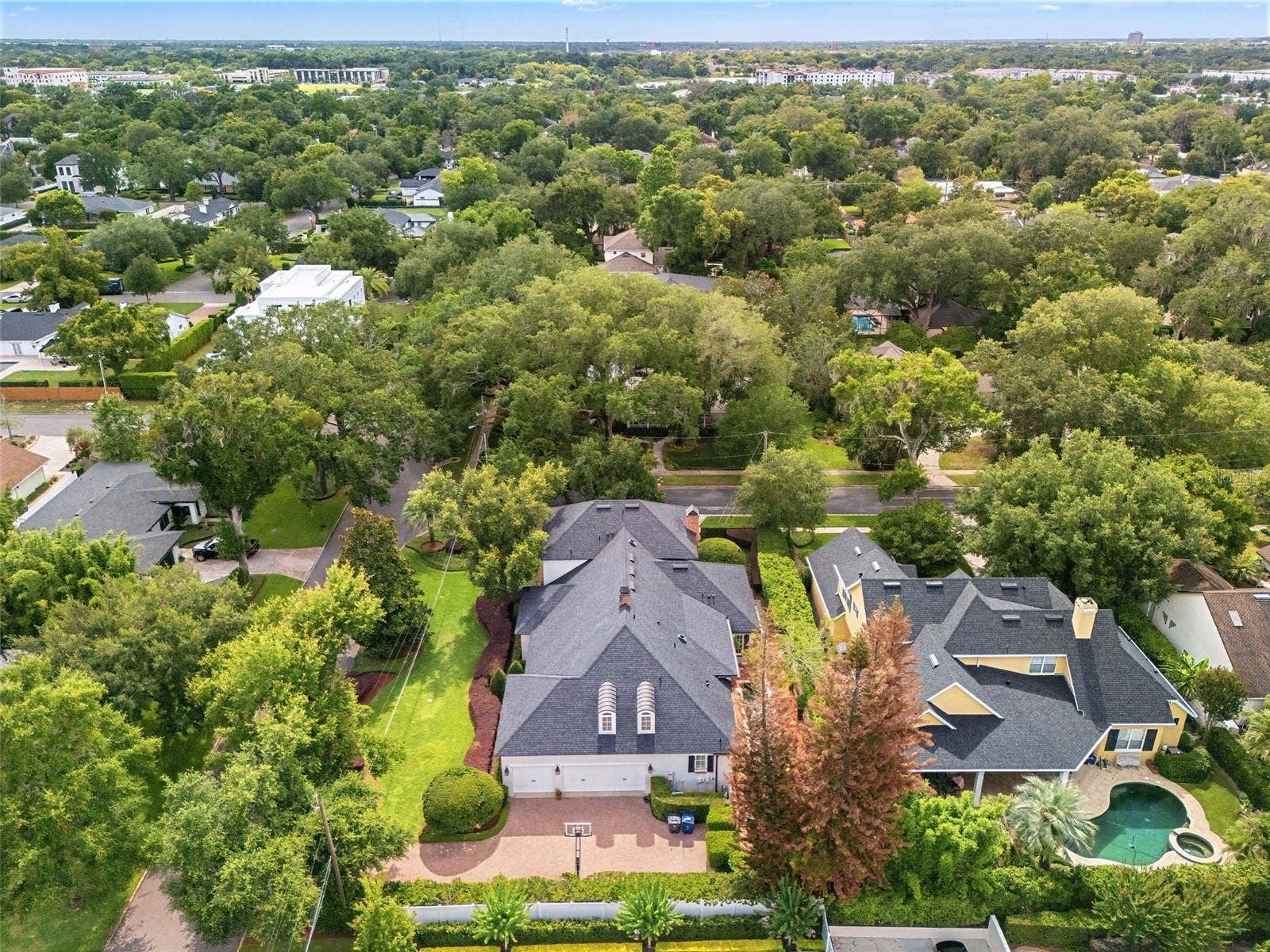 1600 LEGION DRIVE, Winter Park, FL 32789 Aerial Rear View