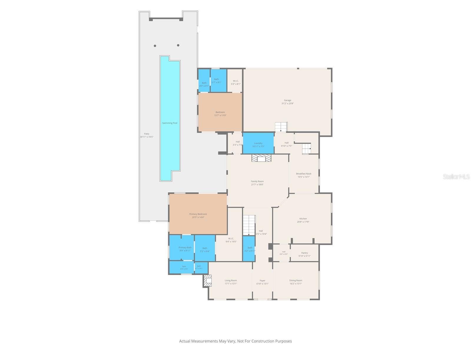 1600 LEGION DRIVE, Winter Park, FL 32789 Floor Plan - Level 1