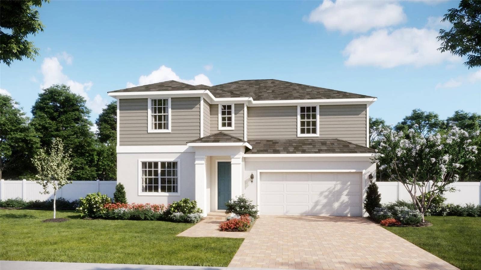 1856 LATTICE WAY, St Cloud, FL 34771 Front Exterior Rendering